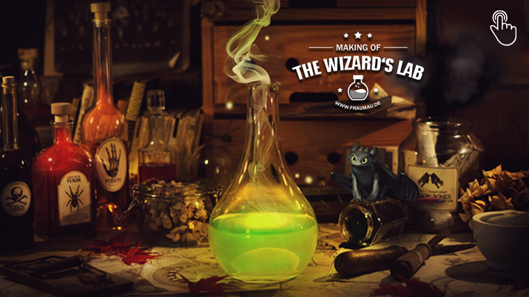 The Wizards Lab - Halloween Last Minute Deco Inspiration - by fraumau